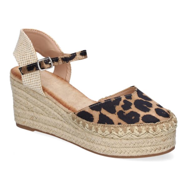 Sandalia de Cu?a de Yute para Mujer, Comodas y Elegantes con Detalles Trenzados