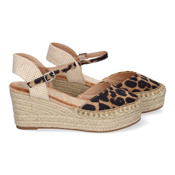 Sandalia de Cu?a de Yute para Mujer, Comodas y Elegantes con Detalles Trenzados
