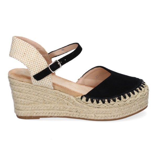 Sandalia de Cu?a de Yute para Mujer, Comodas y Elegantes con Detalles Trenzados