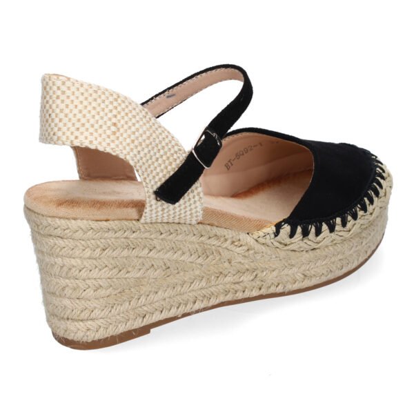 Sandalia de Cu?a de Yute para Mujer, Comodas y Elegantes con Detalles Trenzados
