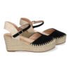 Sandalia de Cu?a de Yute para Mujer, Comodas y Elegantes con Detalles Trenzados
