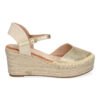 Sandalia de Cu?a de Yute para Mujer, Comodas y Elegantes con Detalles Trenzados