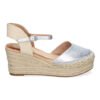 Sandalia de Cu?a de Yute para Mujer, Comodas y Elegantes con Detalles Trenzados