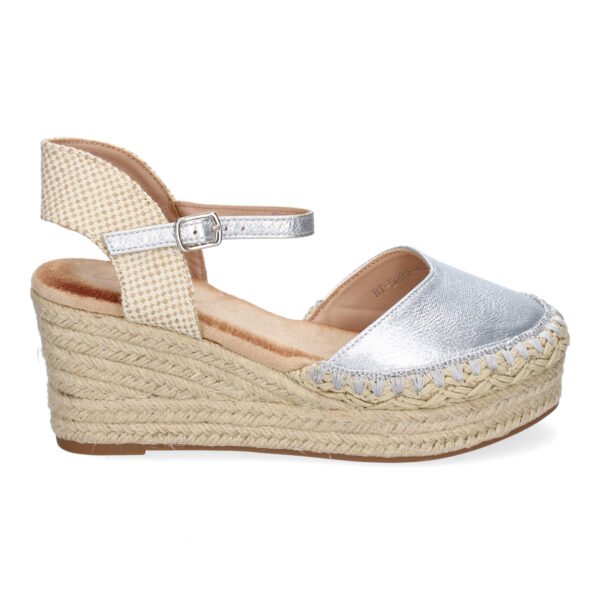 Sandalia de Cu?a de Yute para Mujer, Comodas y Elegantes con Detalles Trenzados