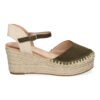 Sandalia de Cu?a de Yute para Mujer, Comodas y Elegantes con Detalles Trenzados