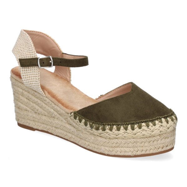 Sandalia de Cu?a de Yute para Mujer, Comodas y Elegantes con Detalles Trenzados