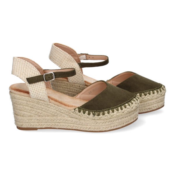 Sandalia de Cu?a de Yute para Mujer, Comodas y Elegantes con Detalles Trenzados