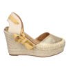 Sandalia de Mujer con Cu?a de Yute, Comodas y Elegantes, Dise?o Moderno con Cintas