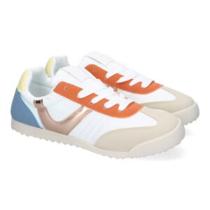Zapatilla Deportiva Casual para Mujer con Dise?o Moderno y Detalles de Colores