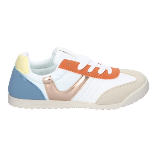Zapatilla Deportiva Casual para Mujer con Dise?o Moderno y Detalles de Colores