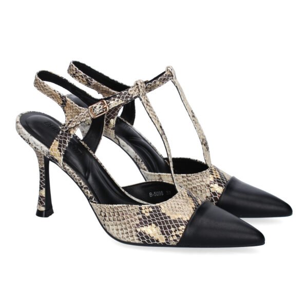 Zapato de Tac?n para Mujer Estilo Sal?n con Dise?o Elegante y Moderno de Punta Fina