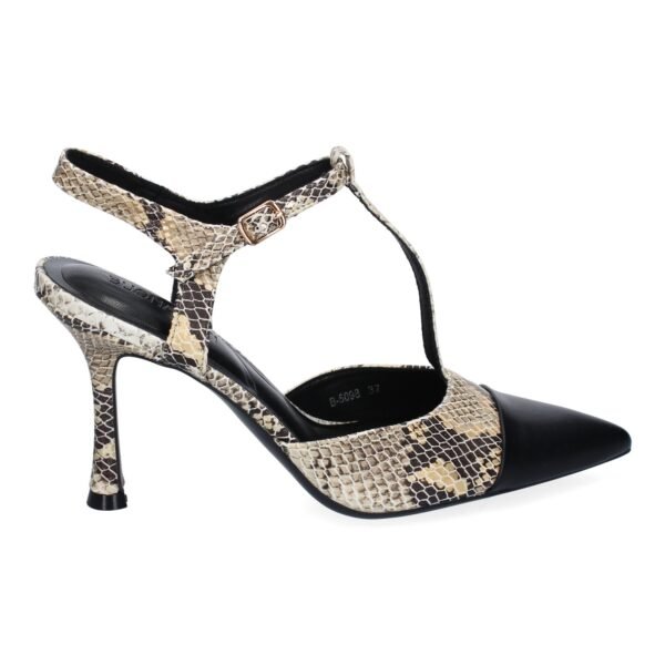 Zapato de Tac?n para Mujer Estilo Sal?n con Dise?o Elegante y Moderno de Punta Fina