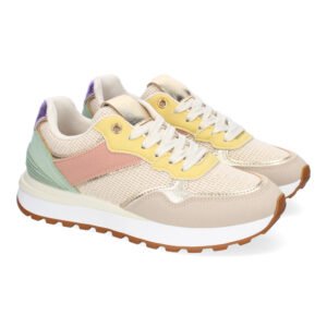 Zapatillas Casual para Mujer, Comdodas y Elegantes, Dise?o Moderno Calado, Bicolor