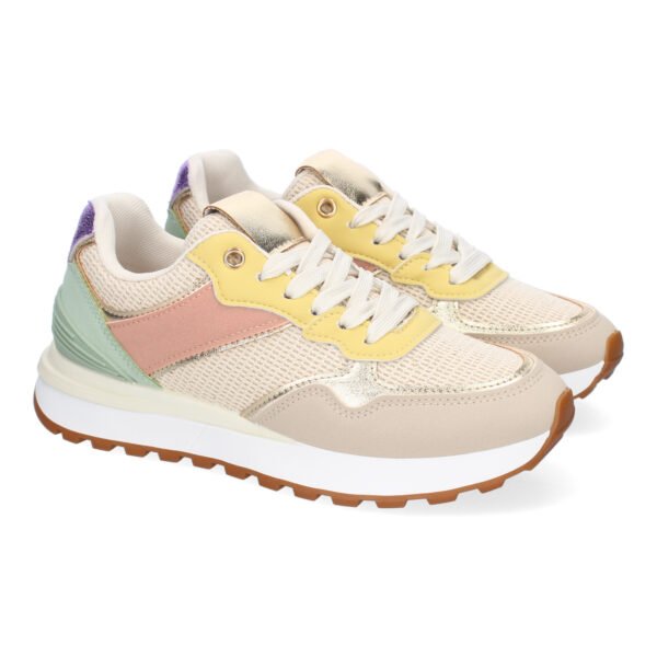 Zapatillas Casual para Mujer, Comdodas y Elegantes, Dise?o Moderno Calado, Bicolor