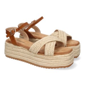 Sandalia de Plataforma de Yute para Mujer, Comodas y Elegantes, Dise?o Moderno