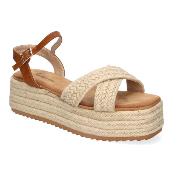 Sandalia de Plataforma de Yute para Mujer, Comodas y Elegantes, Dise?o Moderno
