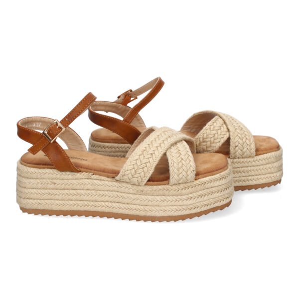 Sandalia de Plataforma de Yute para Mujer, Comodas y Elegantes, Dise?o Moderno
